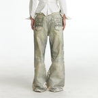 DND4DES×Faychui Distressed Gem&Lace Jeans