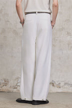 FACEONLAB Essential Wool-Blend Pleated Trousers