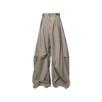 RELABEL Pleated Drape Wide-Leg Trousers