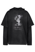 UNDERWATER The Prisoner Distressed Layered Hoodie