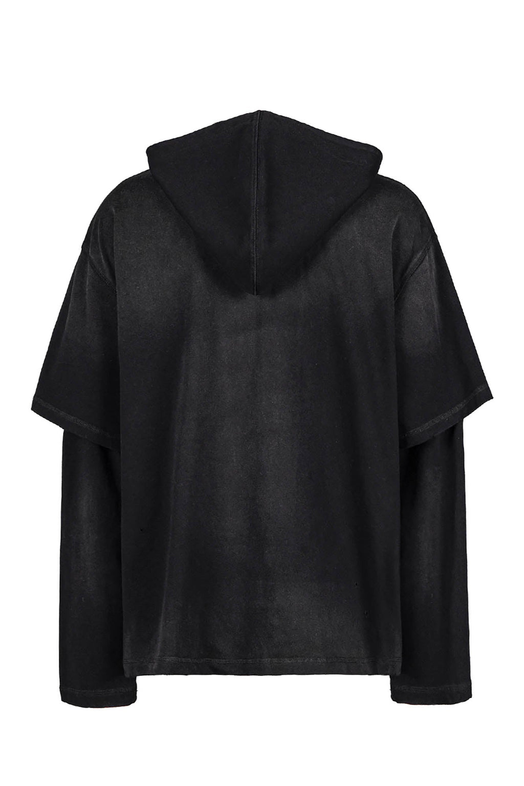 UNDERWATER The Prisoner Distressed Layered Hoodie