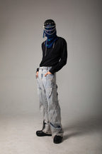 DND4DES Deconstructed Rose Petals Washed Jeans