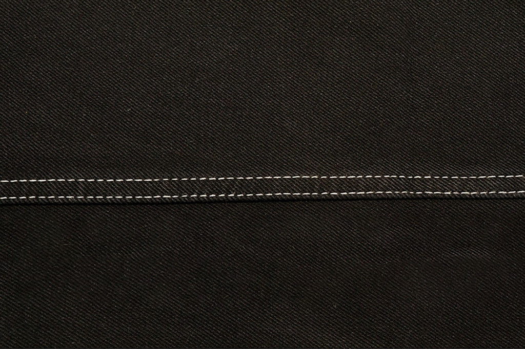VINKID Embroidered Contrast Stitch Stacked Skinny Jeans