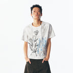 1997 POSTOFFICE Floral Script Graphic T-Shirt
