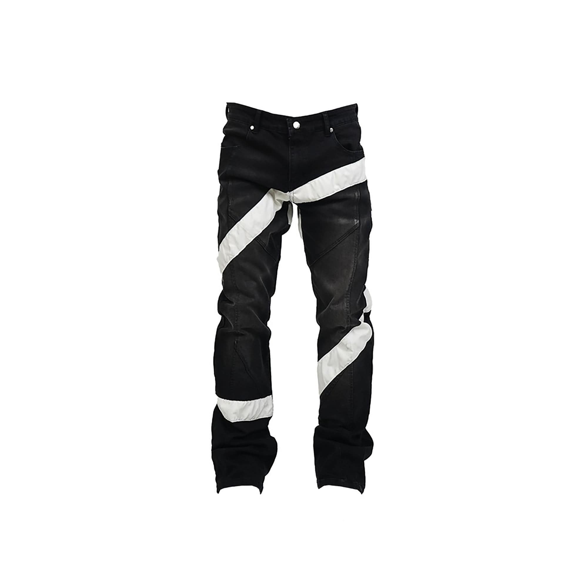 VINKID Infinite Cross Panel Embroidered Jeans