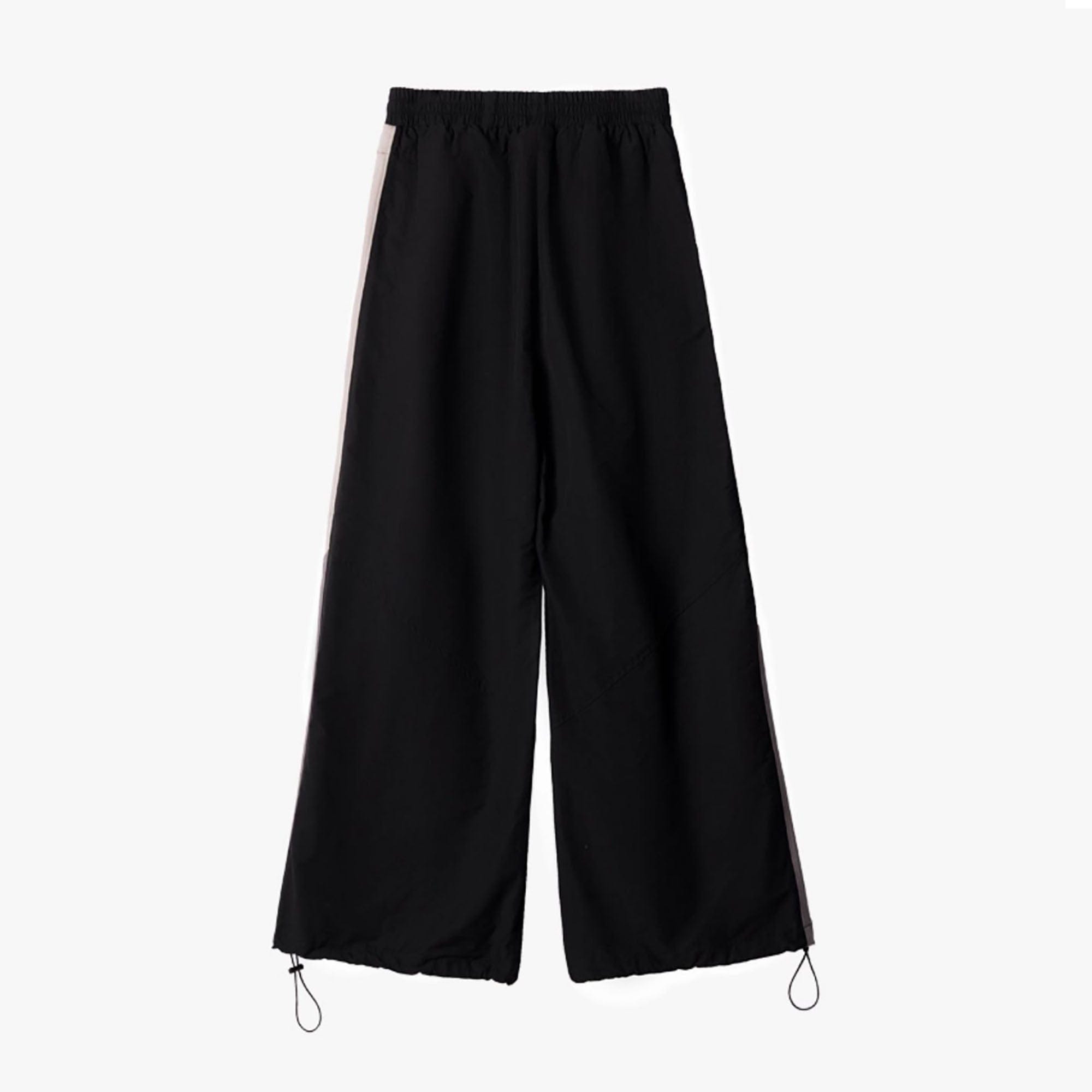 ERROR CODE ROBOT Diagonal Stripe Suede Track Pants